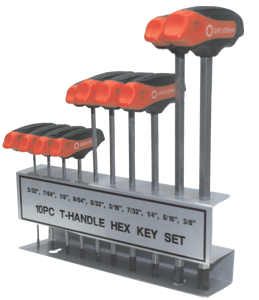 10 Piece T-Handle Hex Key Set