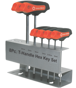 6 Piece T-Handle Hex Key Set (mm)