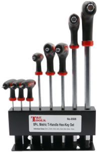 8 Piece T-Handle Hex Key Set (mm)