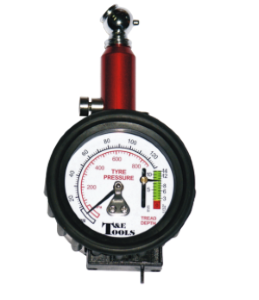 Dial Tyre Tread Depth & Pressure Gauge