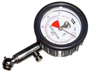 Precision Tyre Gauge Swivel Chuck