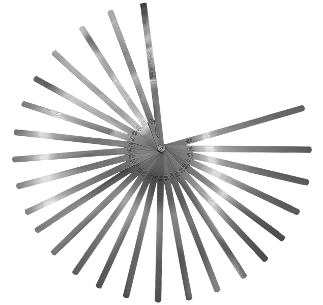 25 Blade 12 Inch /Long Feeler Gauge