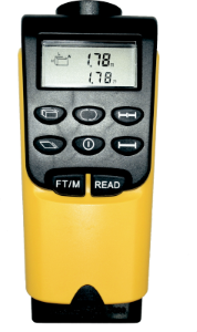 Ultrasonic Distance Meter With Laser Indicator