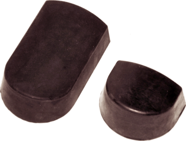 2 Piece Rubber Heel & Toe Dolly