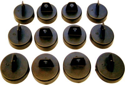 12 Piece Auto Door Lock Covers