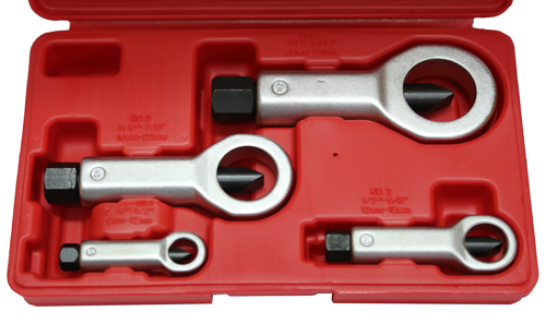 4 Piece Nut Splitter Set 1/8 Inch To 1.1/16 Inch Capacity