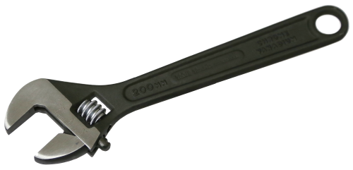 8 Inch Adjustable Wrench With Scale