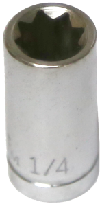 1/4 Inch 1/4 Inch Drive 8pt Standard Socket