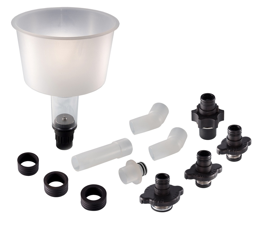 12 Piece  Coolant Refilling Funnel Set with Extensions