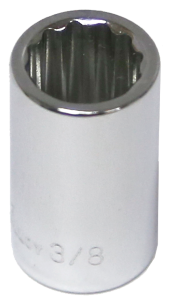 3/8 Inch 1/4 Inch Drive 12 Point Standard Socket