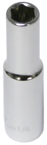 1/4 Inch 1/4 Inch Drive 6 Point Deep Socket