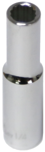 1/4 Inch 1/4 Inch Drive 12 Point Deep Socket