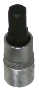 9/32 Inch 1/4 Inch Drive Inhex Socket 35mm L