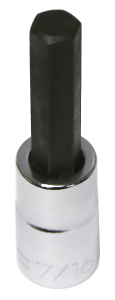 7/16 Inch 1/2 Inch Drive Inhex Socket 70mm Long