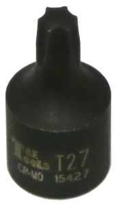 T27 1/4 Inch Drive Torx Impact Socket 32mm Long