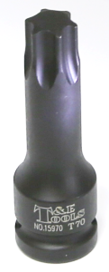 T70 1/2 Inch Drive Torx Impact Socket 78mm Long