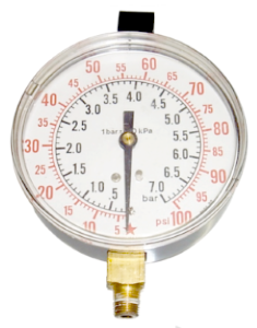 3.1/2 Inch 100psi Gauge For Efi Testers