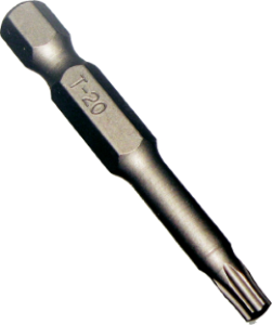 T20 Torx 1/4 Inch Hex Bit 50mm Long