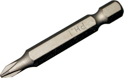 #1 Phillips 1/4 Inch Hex Bit 50mm Long