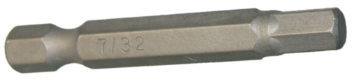 7/32 Inch Inhex 1/4 Inch Hex Bit 50mm Long