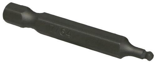 7/64 Inch Ball Inhex 1/4 Inch Hex Bit 50mm Long