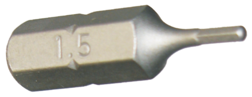 1.5mm Inhex 1/4 Inch Hex Bit 25mm Long