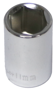 11mm 1/4 Inch Drive 6 Point Standard Socket