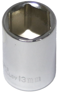 13mm 1/4 Inch Drive 6 Point Standard Socket