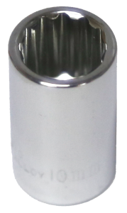 10mm 1/4 Inch Drive 12 Point Standard Socket