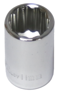 11mm 1/4 Inch Drive 12 Point Standard Socket