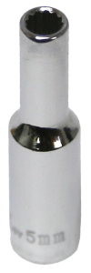 5mm 1/4 Inch Drive 12 Point Deep Socket