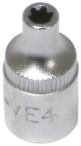 E4 1/4 Inch Drive Female Torx Socket