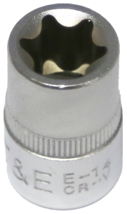 E14 3/8 Inch Drive Female Torx Socket