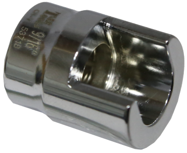 9/16 Inch 3/8 Inch Drive Weather-Head Fitting Socket