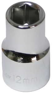 12mm 1/2 Inch Drive 6 Point Standard Socket