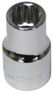 12mm 1/2 Inch Drive 12 Point Standard Socket