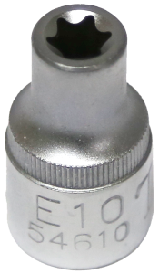 E10 1/2 Inch Drive Female Torx Socket 38mm Long