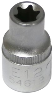 E12 1/2 Inch Drive Female Torx Socket