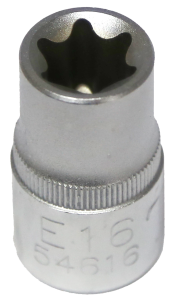 E16 1/2 Inch Drive Female Torx Socket