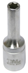 E10 1/2 Inch Drive Female Torx Socket 77mm Long