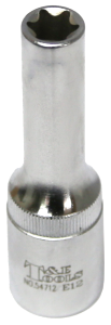 E12 1/2 Inch Drive Female Torx Socket 77mm Long