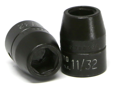 11/32 Inch 3/8 Inch Drive Standard Impact Socket