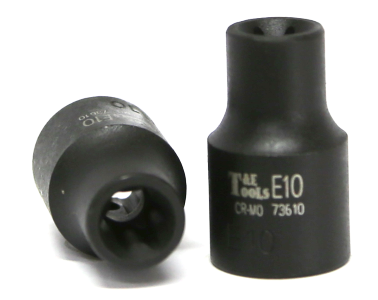 E10 3/8 Inch Drive Female Impact E-Torx Socket 28mm Long