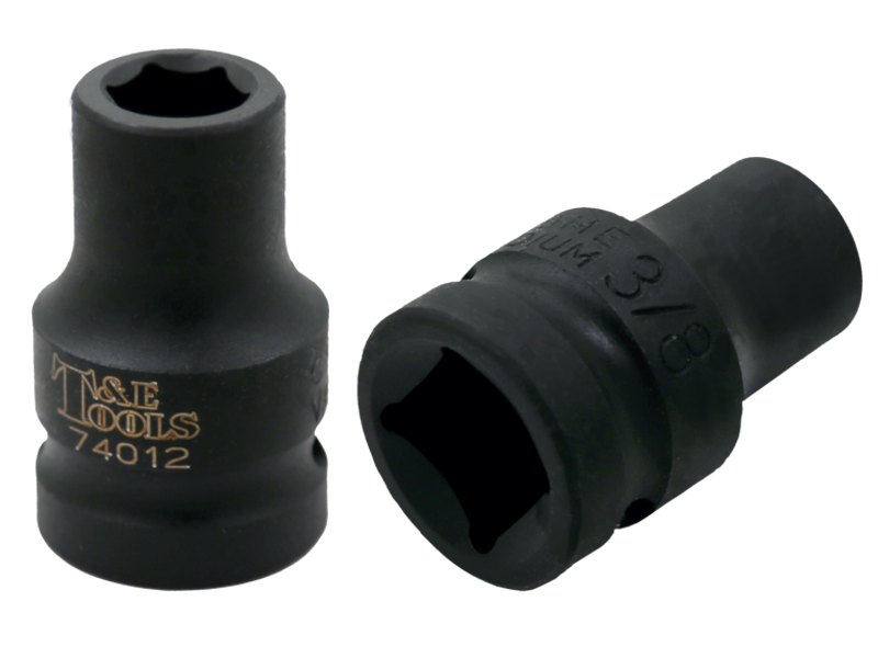 3/8 Inch 1/2 Inch Drive Standard Impact Socket