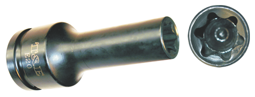 E20 3/4 Inch Drive Female Torx Impact Socket 105l (Man Scania)