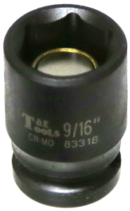 9/16 Inch 3/8 Inch Drive Magnetic SAE Impact Socket 29l