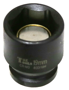 19mm 3/8 Inch Drive Magnetic Metric Impact Socket