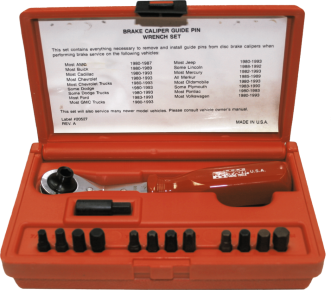 14 Piece Brake Caliper Guide Pin Set