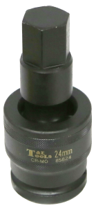 24mm 3/4 Inch Drive Inhex Universal Impact Socket