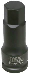 27mm 3/4 Inch Drive Inhex Impact Socket 105mm L